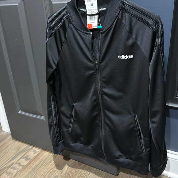 adidas Jackets & Blazers - Adidas track jacket black on black